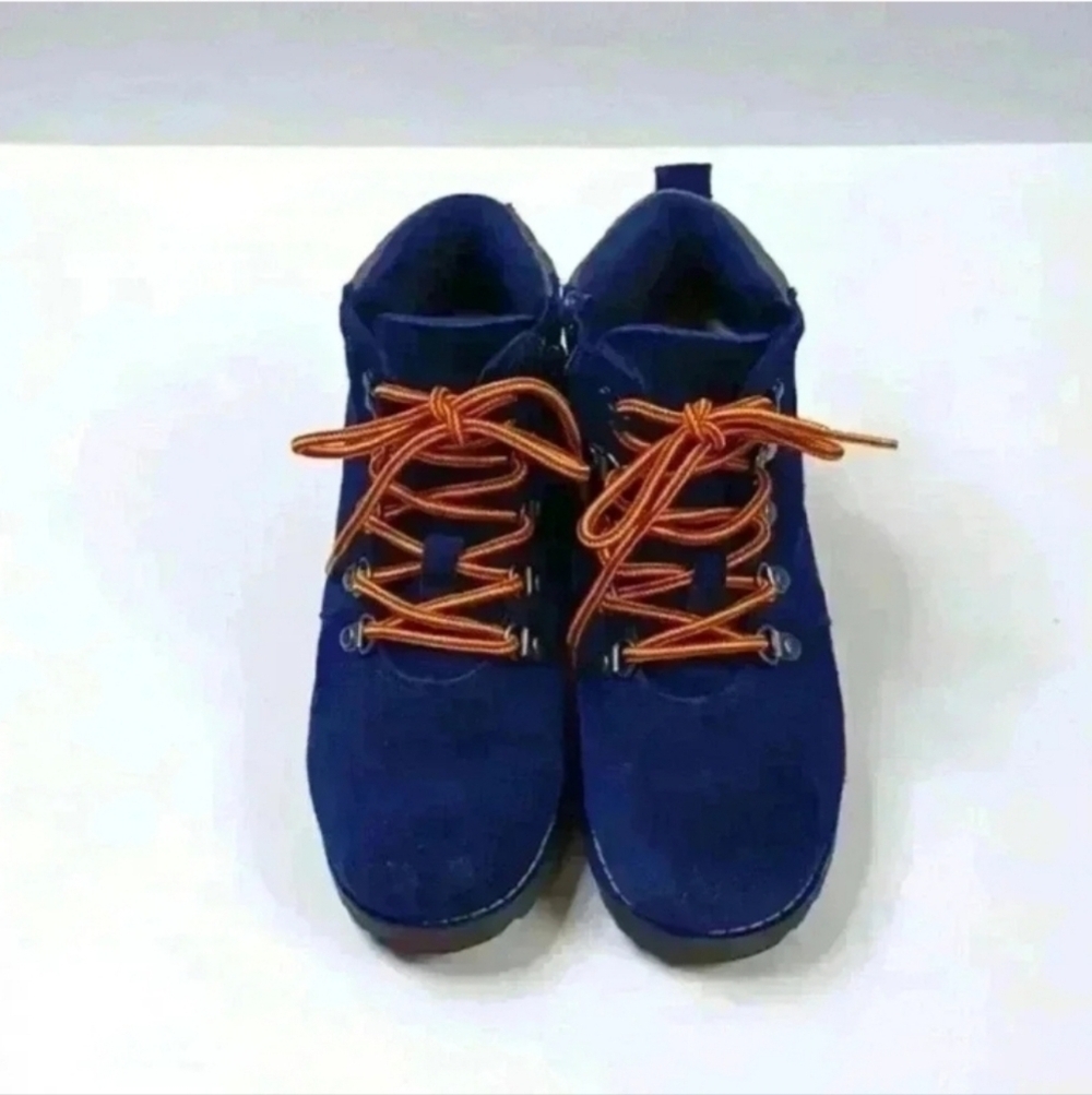 UGG Blue Boots with Cream Interior